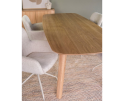 Eettafel Jay Deens ovaal eiken 200x100x77 cm - Naturel