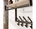 Kapstok Terra XS roede-hoedenplank - Melamine travertine