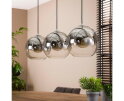 Hanglamp 3L bubble shaded - Oud zilver