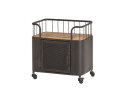 Trolleytafel Iron lady 61 cm - metaal | Meubelplaats