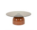 BY-BOO Irona Salontafel set van 2 - 80x80x33 & 50x50x40 cm- bruin