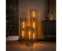 Vloerlamp  &Oslash;25 weaver cylinder XL - Zwart nikkel