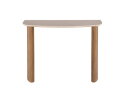 Kaptafel curvo Romano travertin keramiek - 100x35x76 cm - Japandi