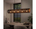 Hanglamp 5L koker mesh - Artic zwart