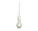 Candle holder Axis large - silver | BY-BOO
