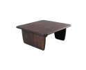 Salontafel Milla vierkant mangohout 90x90x32 cm - Bruin - Japandi