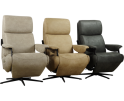 Elektrische relaxfauteuil Theo Bull Liver 10 Zero Gravity met 3 motoren en accu