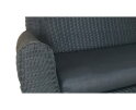 JONAH 3 SEATER SOFA (000314)  -  STEEL DARK GREY & POWDER COATED ANTHRACITE (LEGS)