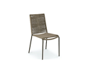 NOVARA STACKABLE SIDECHAIR 12053  -  STEEL OLIVE