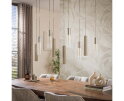 Hanglamp Lungo 5+4L - Beige