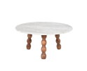 Coffee table Nelo large 75x75cm - bruin | BY-BOO