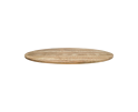 Ovaal tafelblad - 200x100x4 - Naturel - Mangohout