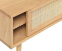 Tv-meubel Barrali - eikenfineer naturel - 150x45x50 cm - 1 deur
