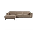 Leeds 2 5-AR + Chaise L - City 453 Moss Grey