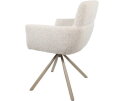 Eetkamerstoel Harry - taupe draaipoot 360 - Present Champagne 120