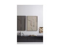 Fiona Rechthoek Schilderij Espresso 70x100cm - WOOOD Exclusive