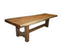 Rechthoekige eettafel Heavy - 180x80-95 - Naturel - Munggur