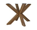 Spider leg - 140x75x72 - Metaal/acacia - Naturel