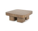 Salontafel Harmonie 80x80cm - bruin | Eleonora