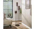 Vloerlamp Sepiora 3-lichts Sienna Bruin &ndash; Hotel Chique Design - 33x33x165 cm
