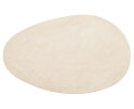 DTP home Lagoon salontafel organisch teakhout en Mortex naturel / beige - 120 x 75 x 35 cm