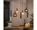 Hanglamp 4+3L Sfera tricolore - Artic zwart