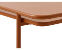 Salontafel Yuba vierkant metaal 75x75 cm - Terracotta