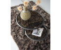 Salontafel set Circo 80x80cm - bruin | Eleonora