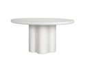 Melzo Eetkamertafel rond wit 130 cm
