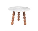 Coffee table Nelo small 60x60cm - bruin | BY-BOO
