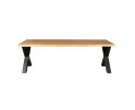 Eetkamertafel Denver | Rechthoek X-poot | 200 cm