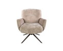 Fauteuil Forza draaibaar - Hoven zand-bruin