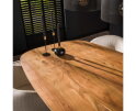 Eettafel Kopenhagen 180 cm Deens ovaal acacia - naturel