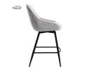 Trino Barstoel - fabric Trenza 08 oyster (draaibaar)