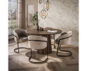 Eettafel Central rond &Oslash;130 - Massief acacia bruin