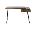Haltafel Carve - Massief acacia drift brown