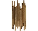 Uneven Waxinehouder Metaal Antique Brass 24cm - BePureHome