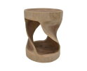 Krukje rond  - 30x30x44 - naturel -  Munggur
