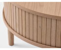 Salontafel Meta rond eikenhout &Oslash;85 CM - Naturel