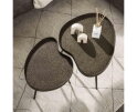 Salontafel Contour niervormig set/2 - Brons liquid metal