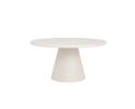 Tower Living Mello Eettafel rond beton cir&eacute; 150 cm - Wit