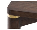 Eettafel Arun rechthoekig eiken 180x95 cm - Espresso bruin