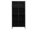 Vitrinekast Bronco metaal 190 cm - Zwart