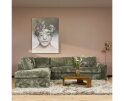 MySofa Teddy Hoekbank Groen Divan Links+2,5 zits