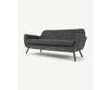 JONAH 3 SEATER SOFA (000314)  -  STEEL DARK GREY