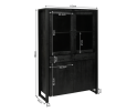 Vitrinekast Boaz Black | 115 cm
