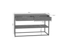 Sidetable Denver | Mangohout en metaal