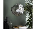 Hanglamp 1L rock chromed - Chromed glas