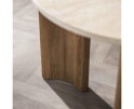 Eettafel 180 curvo Romano - Ceramic Travertine