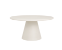 Mello Eetkamertafel rond wit 130 cm